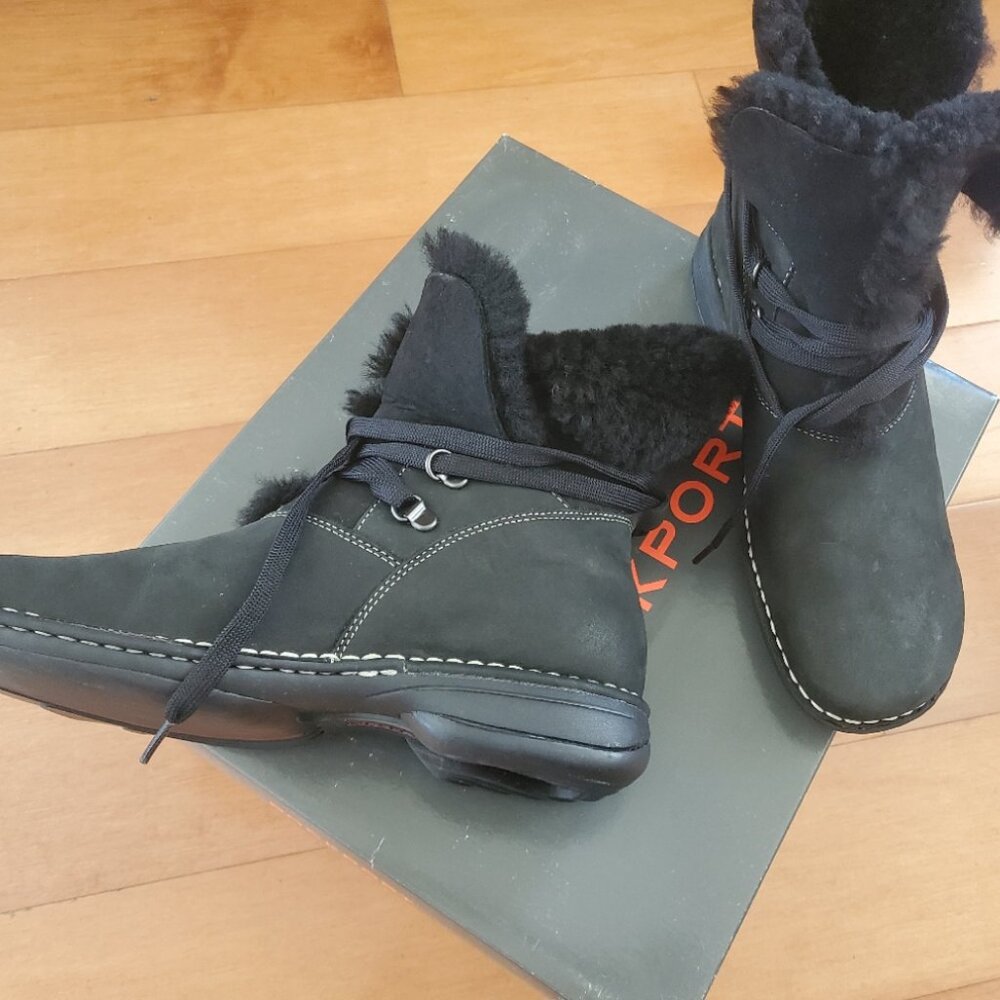 Leather and Natural Fur winter boots - Picture 6 of 9